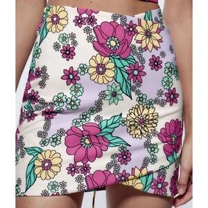 Zara floral skirt
